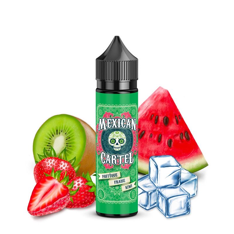 Pastèque Fraise Kiwi 50ml - Mexican Cartel - 50ml