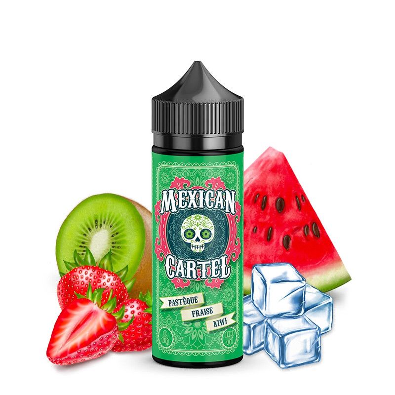 Pastèque Fraise Kiwi 100ml - Mexican Cartel - 100ml