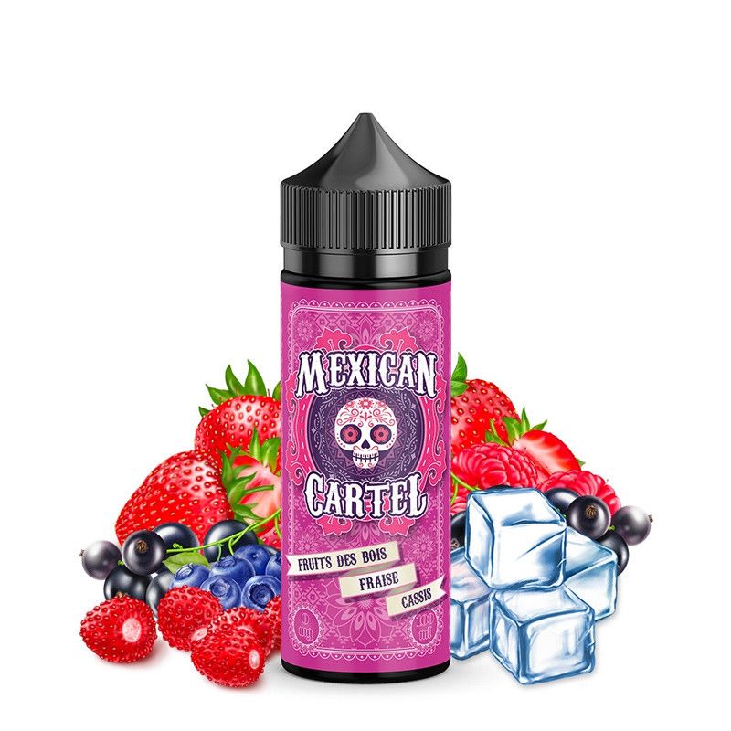 Fruits des Bois Fraise Cassis 100ml - Mexican Cartel - 100ml