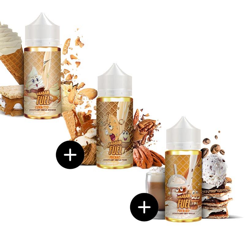 Tripack Graham 100ml - Graham Fuel by Maison Fuel - 0mg