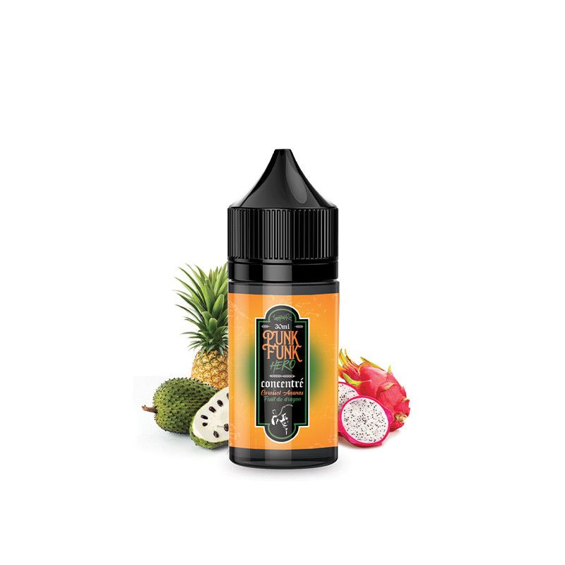 Concentré Corossol Ananas Fruit du Dragon 30ml - Punk Funk Hero - 30ml