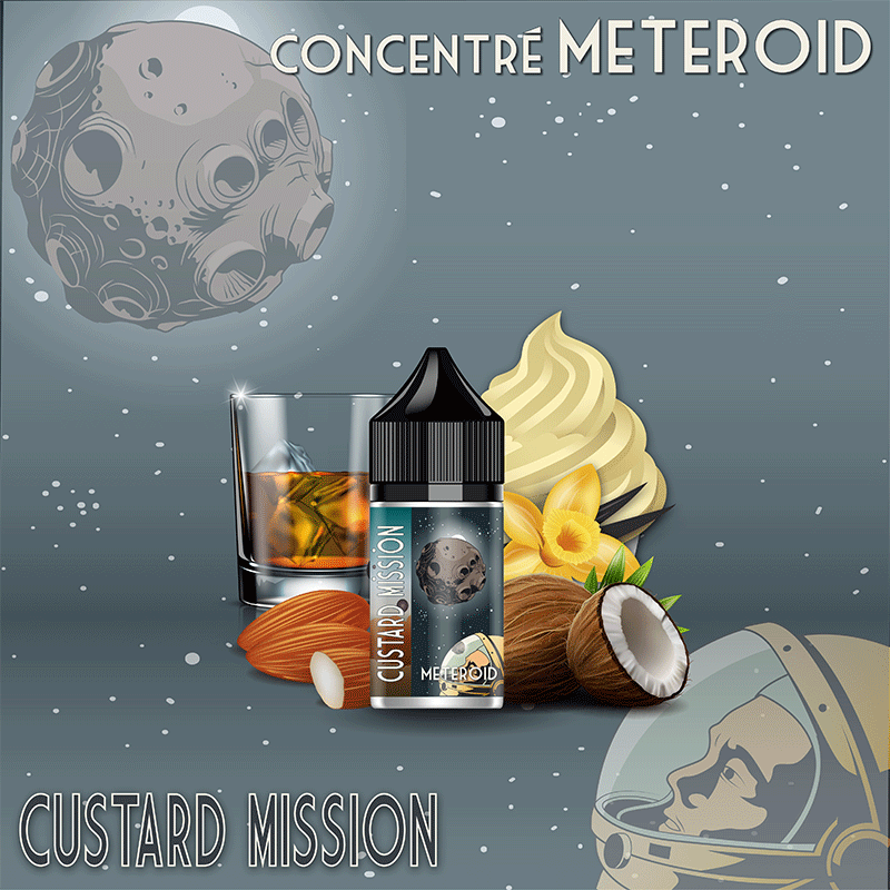 Concentré Meteroid 30ml - Custard Mission - 30ml