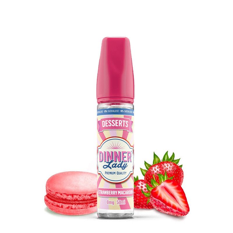 Strawberry Macaroon 50ml - Dinner Lady - 50ml