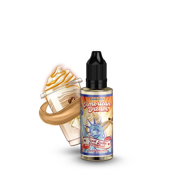 Concentré Iced Latte Caramel 30ml - American Dream - 30ml