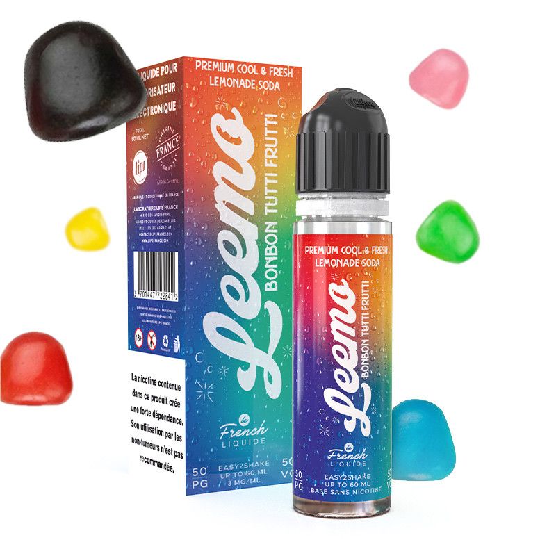 Bonbon Tutti Fruitti 50ml + booster - Leemo - 3mg