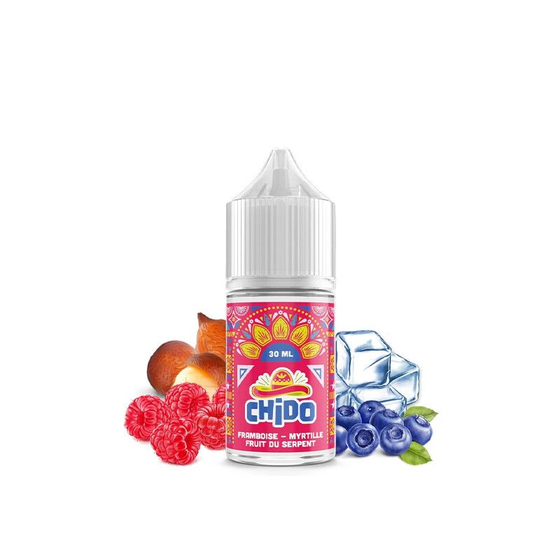 Concentré Framboise Myrtille Fruit du Serpent 30ml - Chido - 30ml