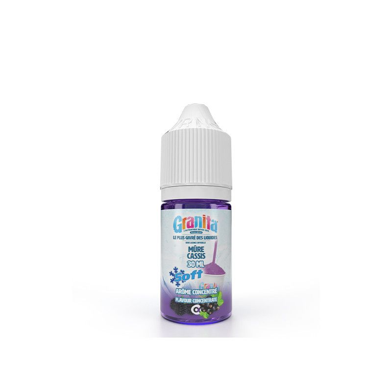 Concentré Mûre Cassis 30ml - Granita Soft by Alfaliquid - 30ml
