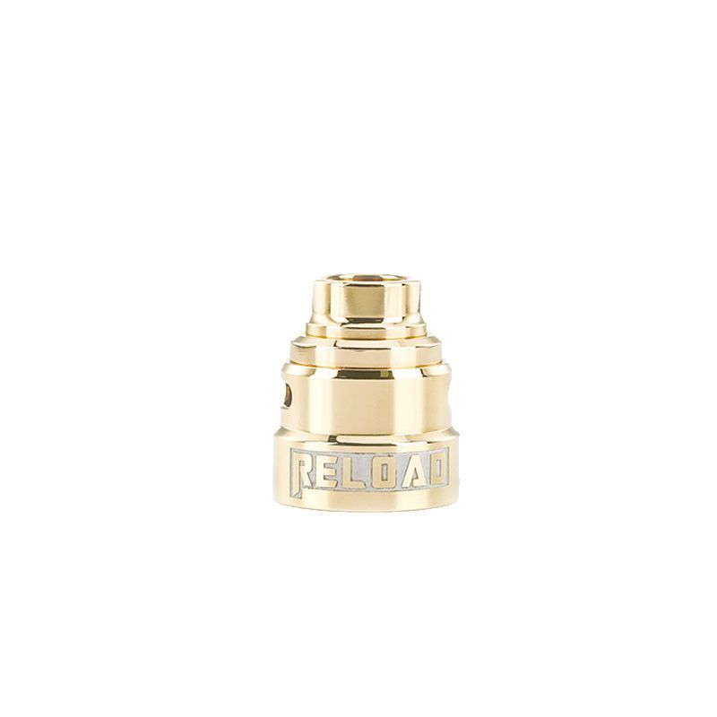 Cap SE pour Reload S RDA Gold Plated With Drip Tip - Reload Vapor - Gold