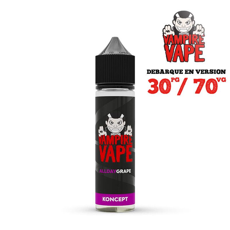 All Day Grape 50ml - Koncept - Vampire Vape - 0mg