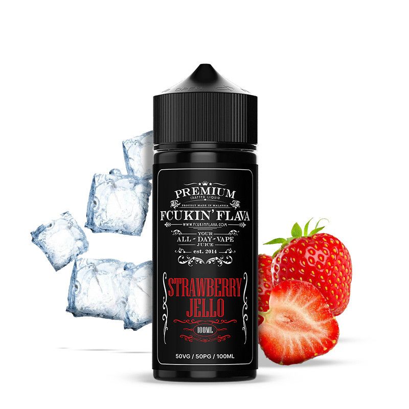 Strawberry Jello 100ml - Fcukin' Flava - 0mg