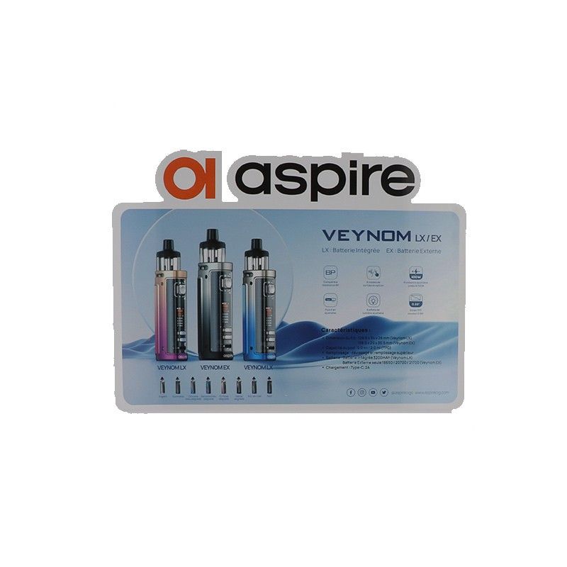 Chevalet Veynom LX/EX - Aspire - a l'unité