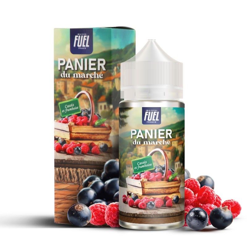 Cassis et Framboise 100ml - Panier du marché - 0mg