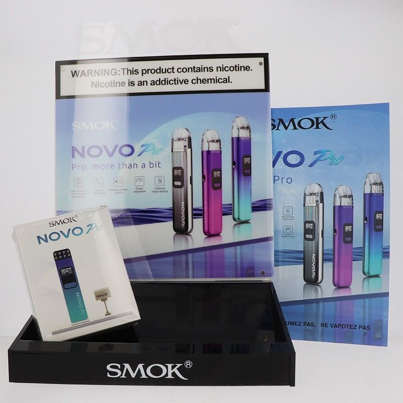 Pack PLV et présentoir Novo Pro - Smoktech - Lot