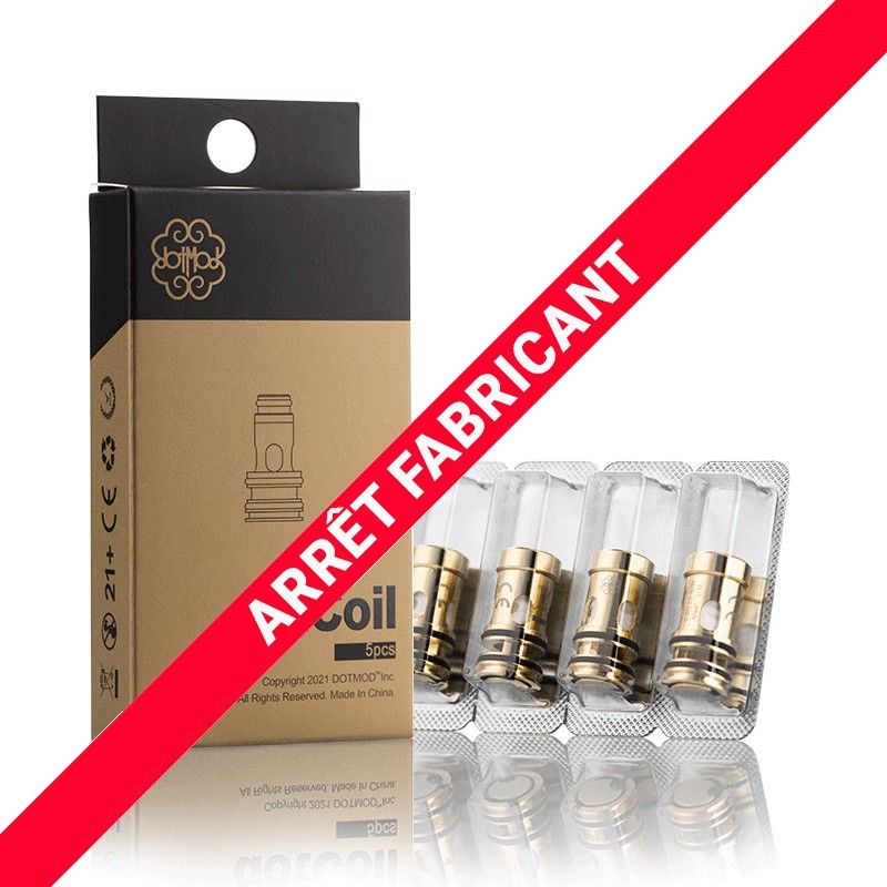 Résistances Dotcoil 0.4Ω par 5 - Dotmod - 0.4Ω