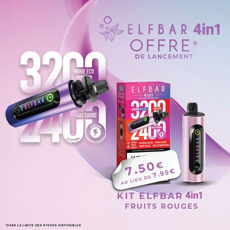 Kit EB 4in1 - Edition Fruits Rouges - 20mg