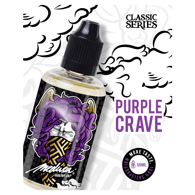 Purple Crave 50ml - Medusa - 50ml - 0mg TPD FR/BE
