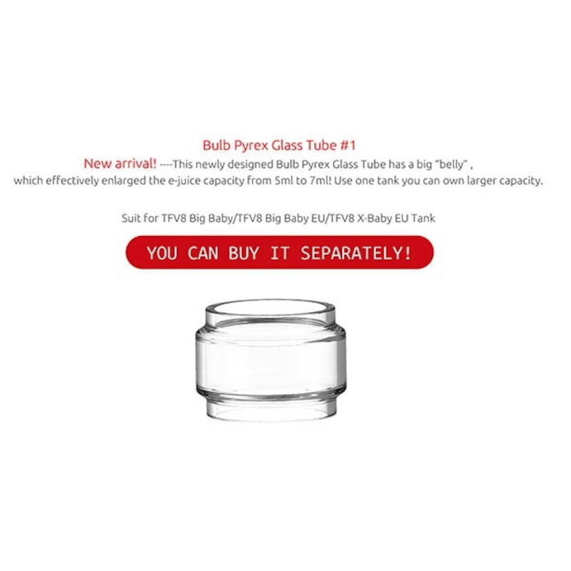 Bulb Pyrex TFV9/TFV8 Big Baby  - Smoktech - #1 Bulb