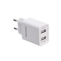 Prise Secteur 2 ports USB 2.4A - Tekmee - White Prise Secteur 2 ports USB 2.4A - Tekmee - White